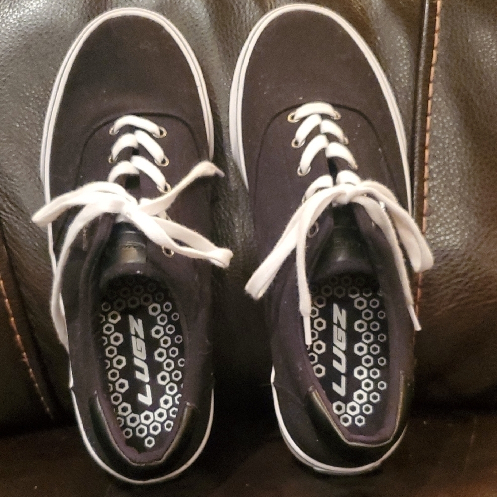 2/$25 Women's Black Canvas Sneakers. Size 9.5